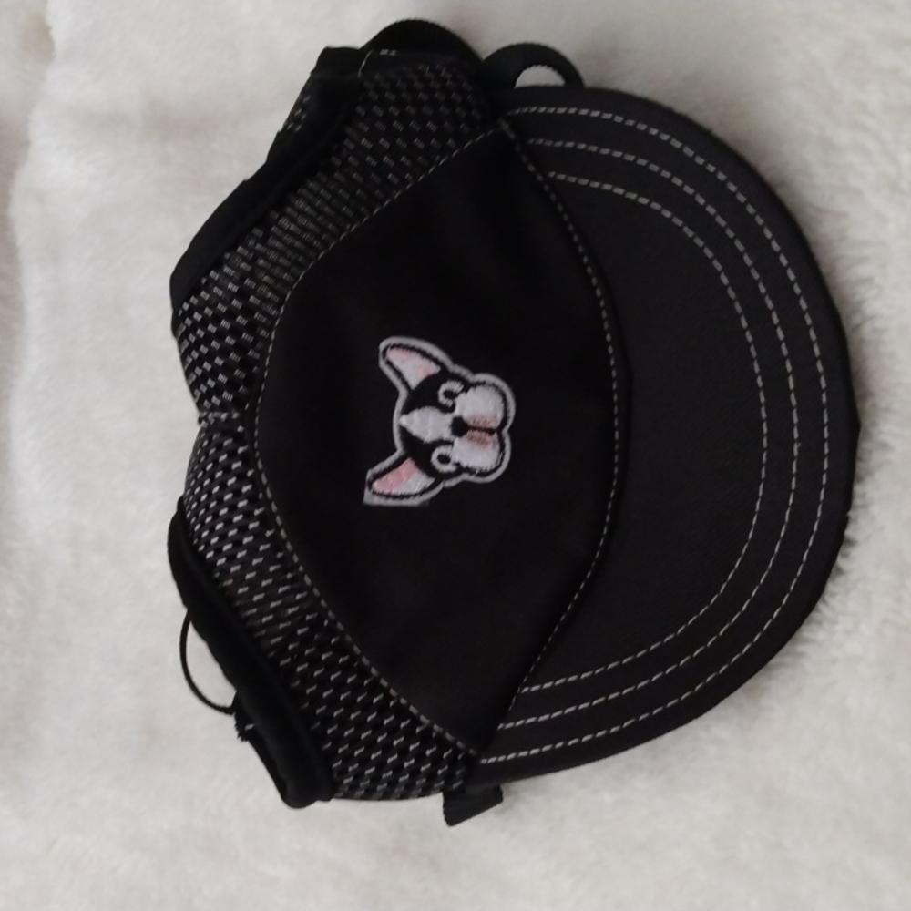 3/$15 Black Dog's cap with adjustable strap medium size